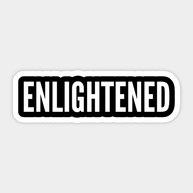 enlightened funny spiritual Sticker by Wiwis1